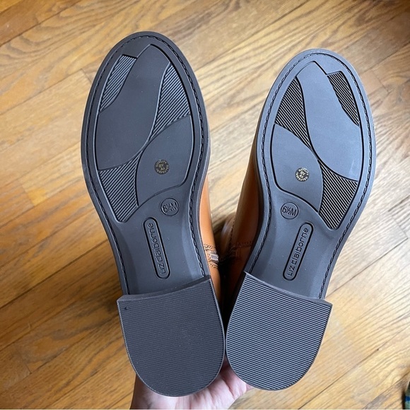 NEW Liz Claiborne Tall Riding Boots Equestrian Buckle Brown Size 6.5 NWT - Picture 8 of 8